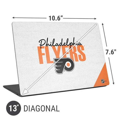 NHL Philadelphia Flyers Script Universal Laptop 13in (10.6 x 7.6in) Skin