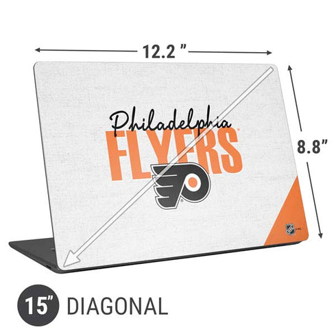NHL Philadelphia Flyers Script Universal Laptop 15in (12.2 x 8.8in) Skin
