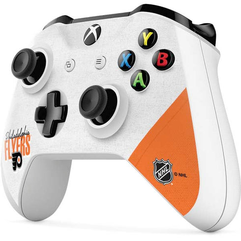 NHL Philadelphia Flyers Script Xbox One S All-Digital Edition Bundle Skin