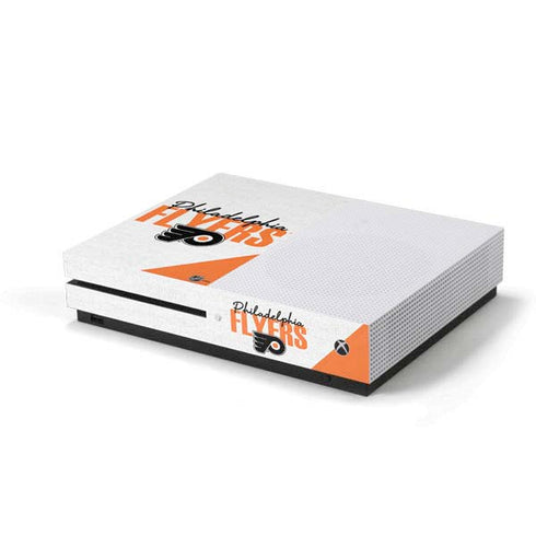 NHL Philadelphia Flyers Script Xbox One S Console Skin