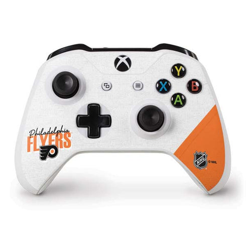 NHL Philadelphia Flyers Script Xbox One S Controller Skin