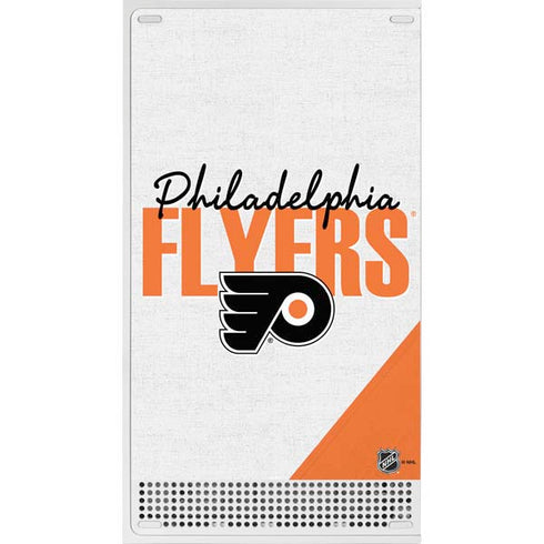 NHL Philadelphia Flyers Script Xbox Series S Console Skin
