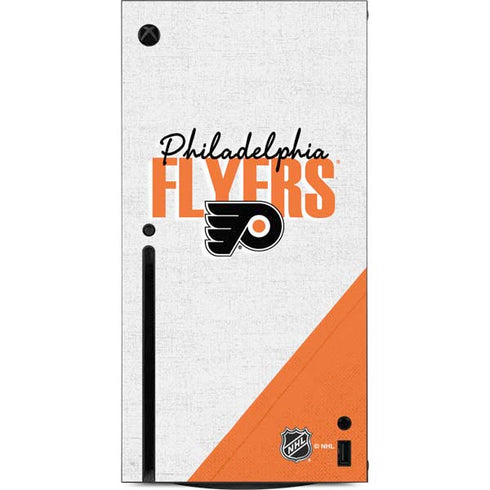 NHL Philadelphia Flyers Script Xbox Series X Console Skin