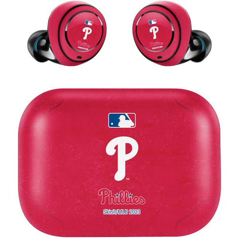 MLB Philadelphia Phillies - Solid Distressed Amazon Echo Buds Skin