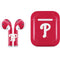 MLB Philadelphia Phillies - Solid Distressed Apple AirPods 2 Skin
