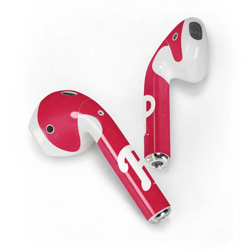 MLB Philadelphia Phillies - Solid Distressed Apple AirPods Skin