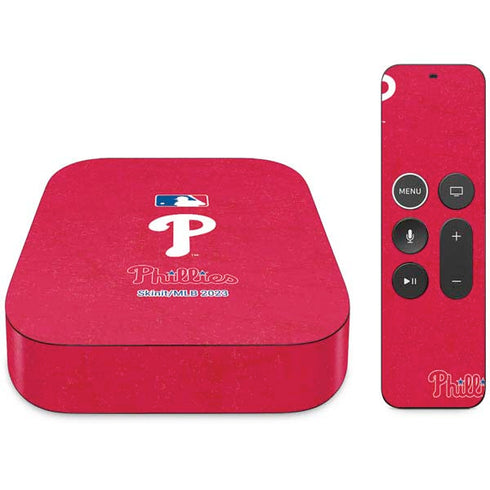 MLB Philadelphia Phillies - Solid Distressed Apple TV Skin