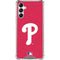 MLB Philadelphia Phillies - Solid Distressed Galaxy A14 5G Clear Case