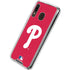 MLB Philadelphia Phillies - Solid Distressed Galaxy A30 Clear Case