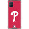 MLB Philadelphia Phillies - Solid Distressed Galaxy A51 5G Clear Case