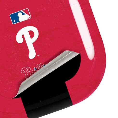 MLB Philadelphia Phillies - Solid Distressed Galaxy Buds Pro Skin