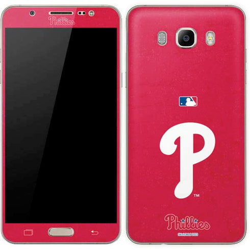 MLB Philadelphia Phillies - Solid Distressed Galaxy J7 Skin