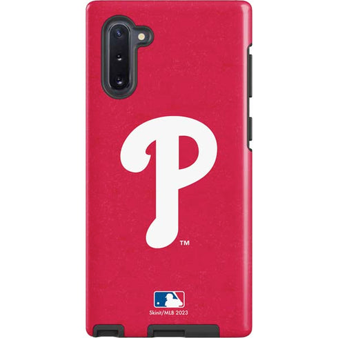 MLB Philadelphia Phillies - Solid Distressed Galaxy Note 10 Pro Case