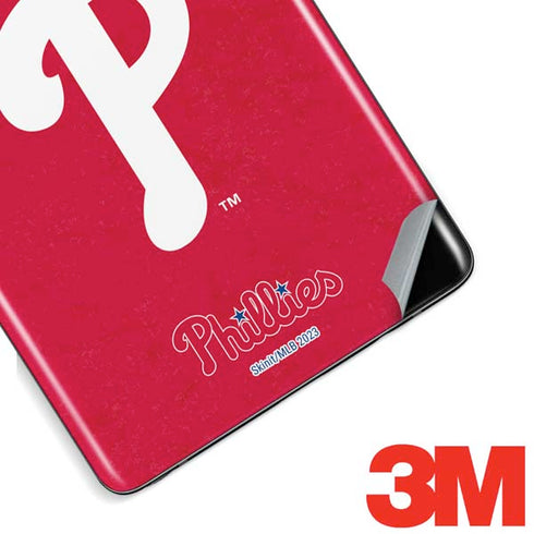 MLB Philadelphia Phillies - Solid Distressed Galaxy Note 8 Skin