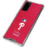 MLB Philadelphia Phillies - Solid Distressed Galaxy Note20 5G Clear Case