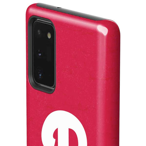 MLB Philadelphia Phillies - Solid Distressed Galaxy Note20 5G Pro Case