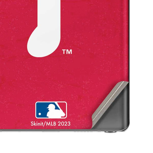 MLB Philadelphia Phillies - Solid Distressed Galaxy Note20 5G Skin