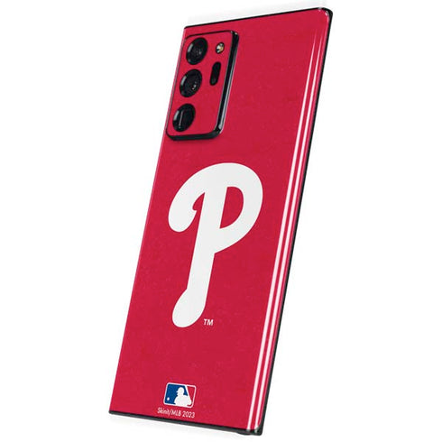 MLB Philadelphia Phillies - Solid Distressed Galaxy Note20 Ultra 5G Skin