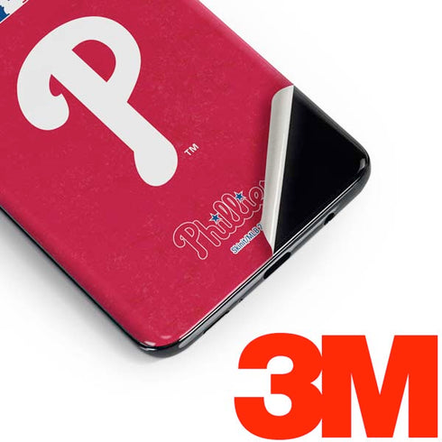 MLB Philadelphia Phillies - Solid Distressed Galaxy S10 Plus Skin