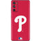MLB Philadelphia Phillies - Solid Distressed Galaxy S20 Fan Edition Skin