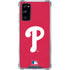 MLB Philadelphia Phillies - Solid Distressed Galaxy S20 FE Clear Case