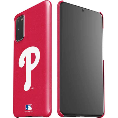 MLB Philadelphia Phillies - Solid Distressed Galaxy S20 Lite Case