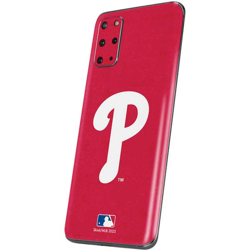 MLB Philadelphia Phillies - Solid Distressed Galaxy S20 Plus Skin