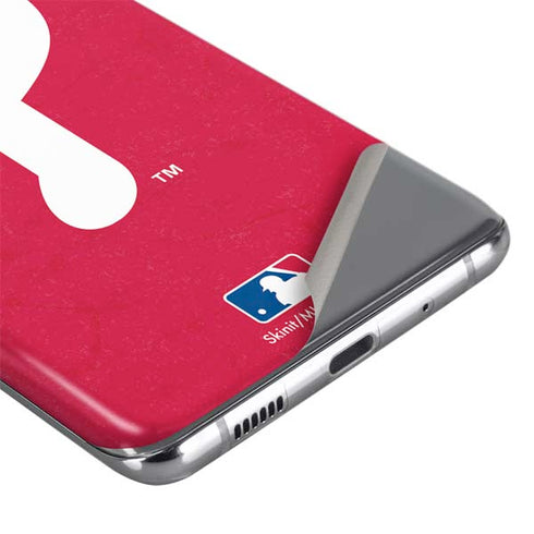 MLB Philadelphia Phillies - Solid Distressed Galaxy S20 Plus Skin