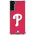 MLB Philadelphia Phillies - Solid Distressed Galaxy S21 Plus 5G Clear Case