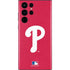 MLB Philadelphia Phillies - Solid Distressed Galaxy S22 Ultra Skin
