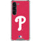 MLB Philadelphia Phillies - Solid Distressed Galaxy S23 Clear Case
