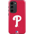 MLB Philadelphia Phillies - Solid Distressed Galaxy S23 Pro Case