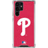 MLB Philadelphia Phillies - Solid Distressed Galaxy S24 Ultra Clear Case