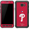 MLB Philadelphia Phillies - Solid Distressed Galaxy S7 Active Skin