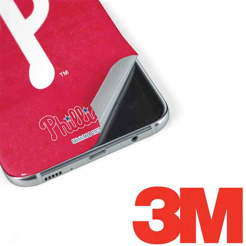 MLB Philadelphia Phillies - Solid Distressed Galaxy S8 Plus Skin