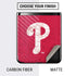 MLB Philadelphia Phillies - Solid Distressed Galaxy Z Flip Skin