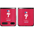 MLB Philadelphia Phillies - Solid Distressed Galaxy Z Flip Skin