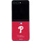 MLB Philadelphia Phillies - Solid Distressed Galaxy Z Flip5 5G Skin