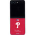 MLB Philadelphia Phillies - Solid Distressed Galaxy Z Flip5 5G Skin