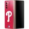 MLB Philadelphia Phillies - Solid Distressed Galaxy Z Fold2 5G Skin