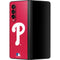 MLB Philadelphia Phillies - Solid Distressed Galaxy Z Fold3 5G Skin