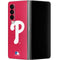 MLB Philadelphia Phillies - Solid Distressed Galaxy Z Fold4 5G Skin