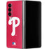 MLB Philadelphia Phillies - Solid Distressed Galaxy Z Fold4 5G Skin