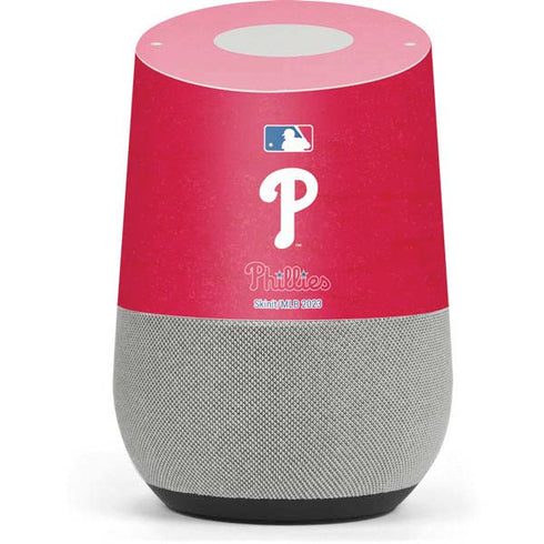 MLB Philadelphia Phillies - Solid Distressed Google Home Skin
