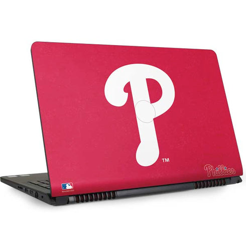 MLB Philadelphia Phillies - Solid Distressed Dell Inspiron Skin