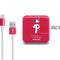 MLB Philadelphia Phillies - Solid Distressed iPad Charger (10W USB) Skin