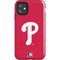 MLB Philadelphia Phillies - Solid Distressed iPhone 11 Impact Case