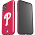 MLB Philadelphia Phillies - Solid Distressed iPhone 11 Impact Case