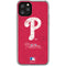 MLB Philadelphia Phillies - Solid Distressed iPhone 11 Pro Clear Case