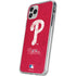 MLB Philadelphia Phillies - Solid Distressed iPhone 11 Pro Clear Case